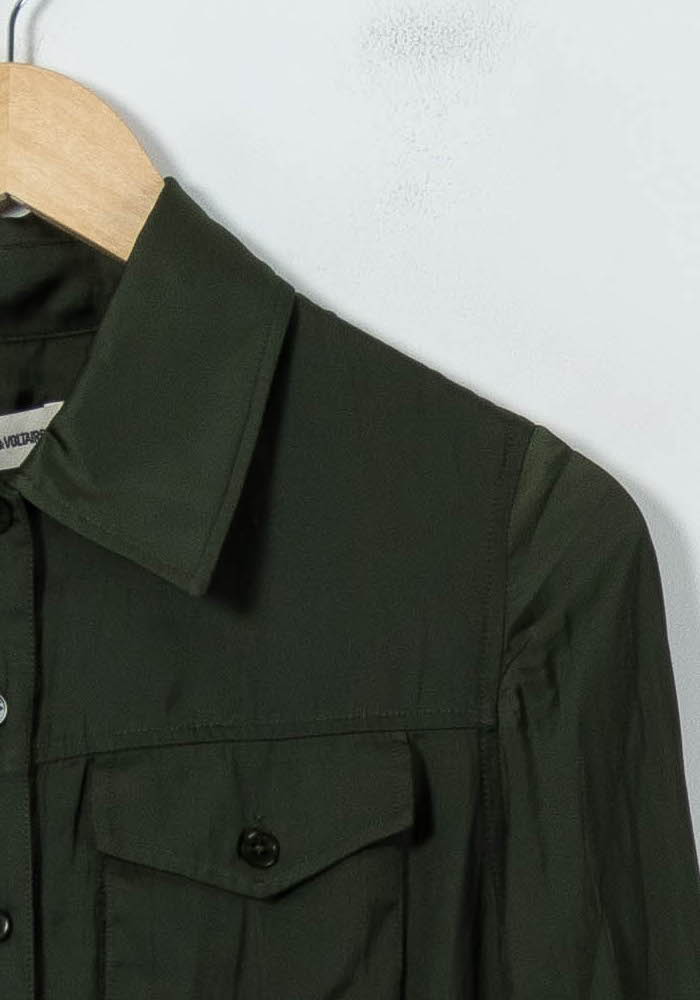 Robe Chemise Verte - Taille XS/34 de la marque Zadig&Voltaire | PARAD92244 - Vendu par Paradigme - Image 3