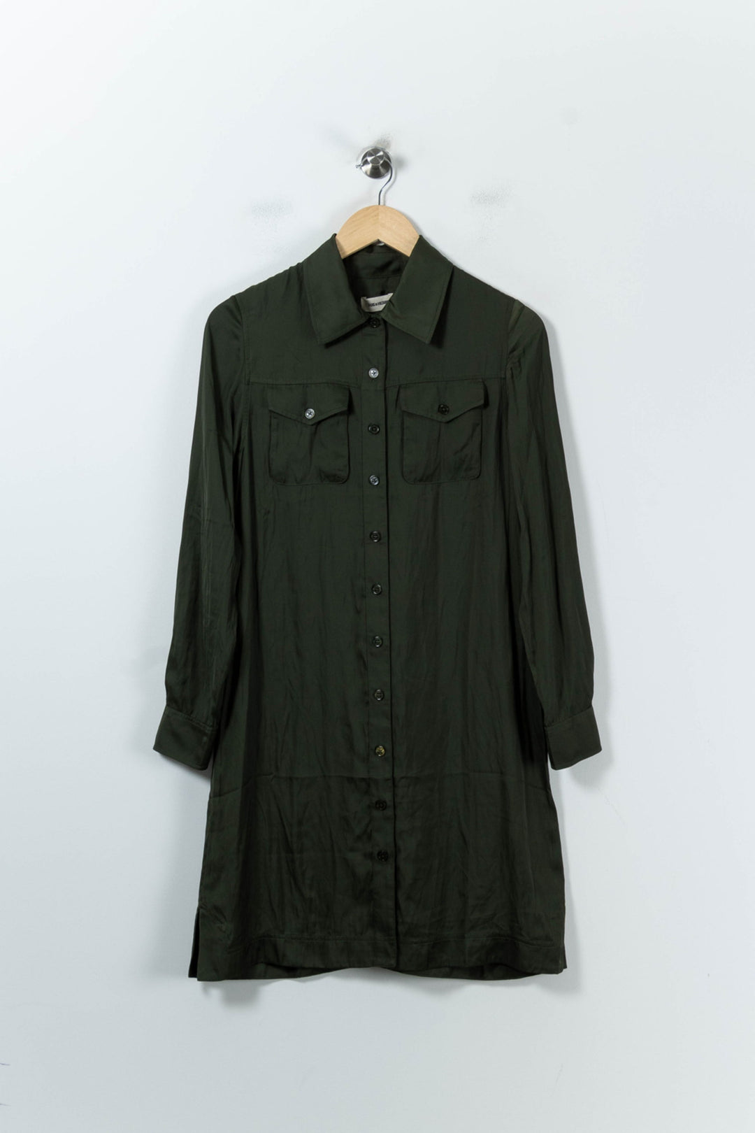 Robe Chemise Verte - Taille XS/34 de la marque Zadig&Voltaire | PARAD92244 - Vendu par Paradigme - Image 2