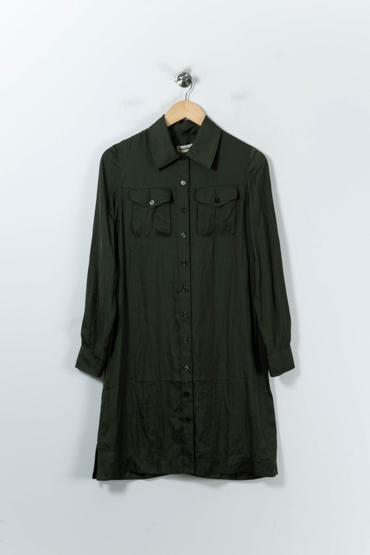 Robe Chemise Verte - Taille XS/34 de la marque Zadig&Voltaire | PARAD92244 - Vendu par Paradigme - Image 2