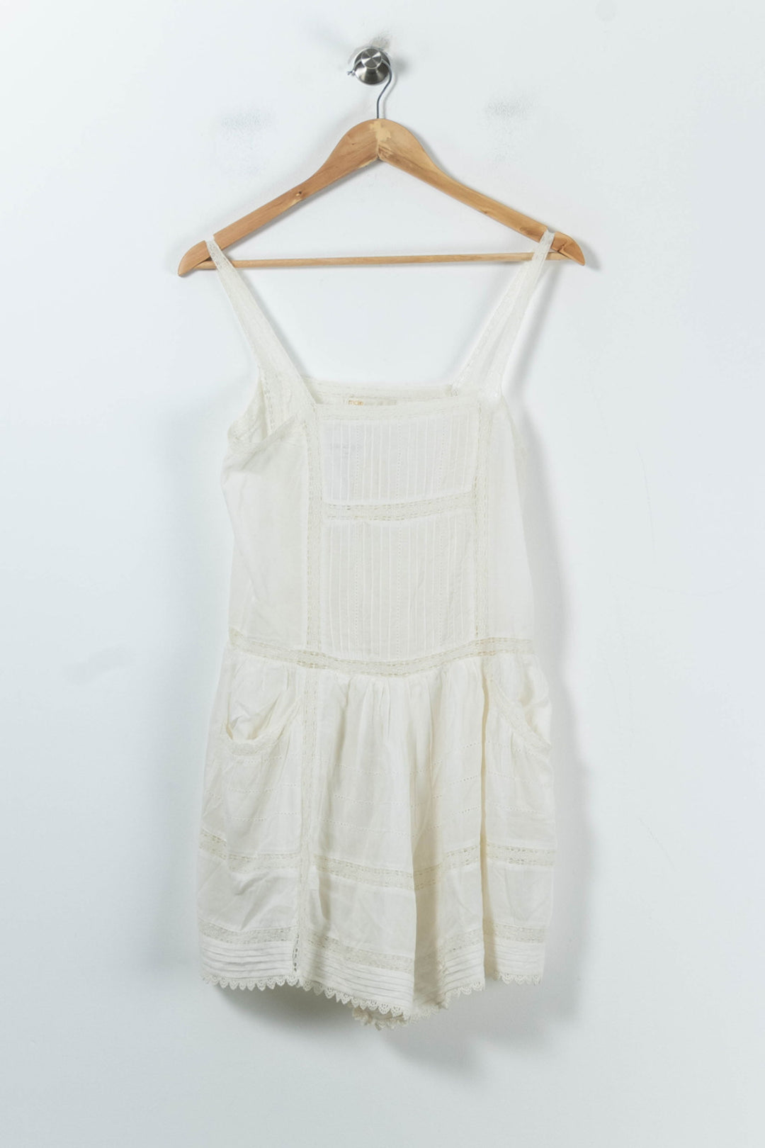 Combishort Beige - Taille XS/34 de la marque Maje | PARAD92246 - Vendu par Paradigme - Image 2