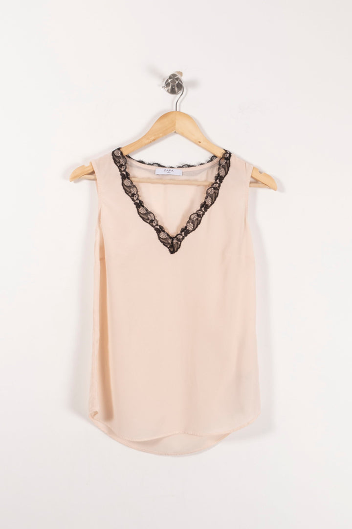 Débardeur Rose et Noir - Taille S/36 de la marque ZAPA | PARAD92249 - Vendu par Paradigme - Image 2
