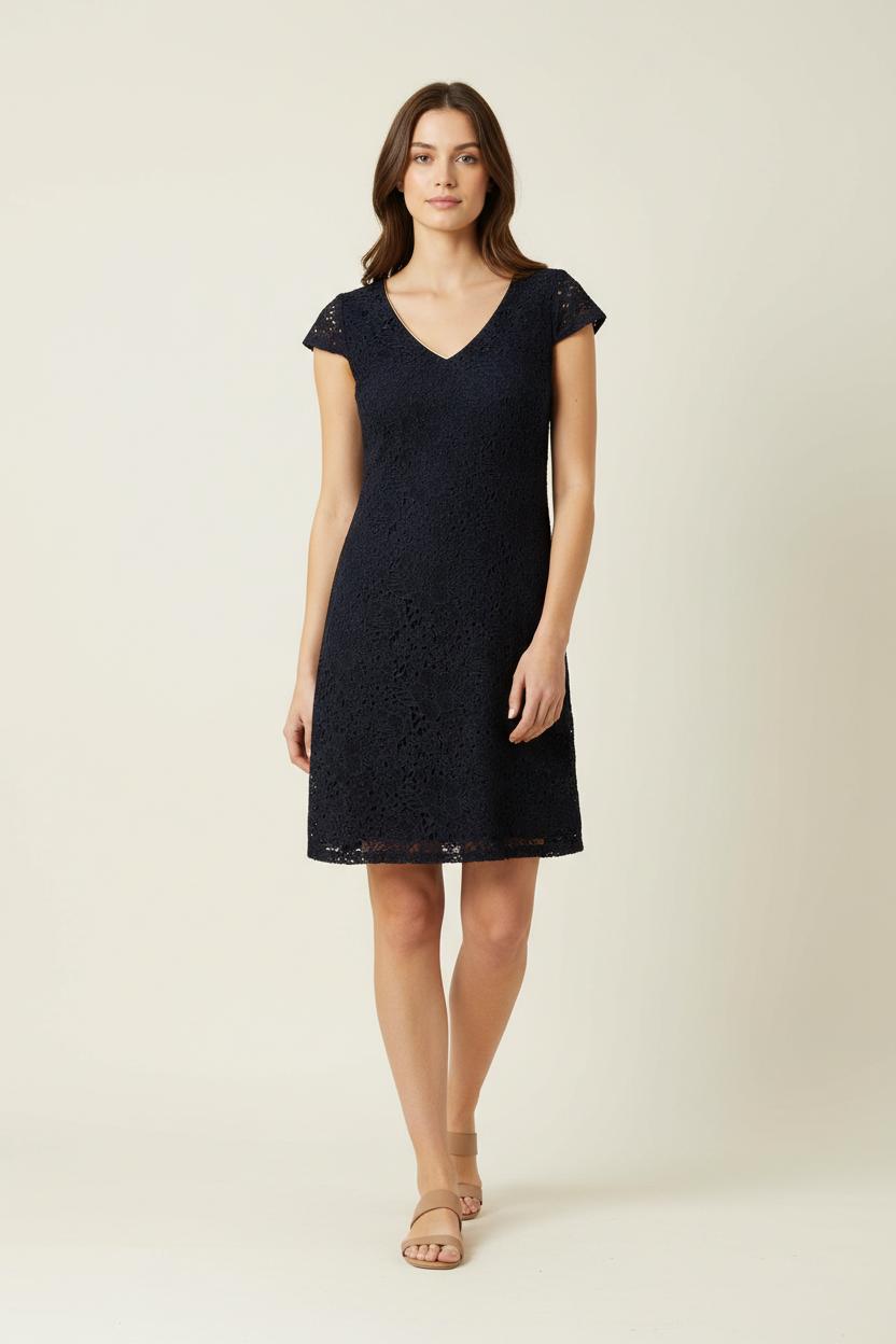 Robe Dentelle Bleue - Taille XS/34 de la marque Pablo | PARAD92251 - Vendu par Paradigme - Image 1