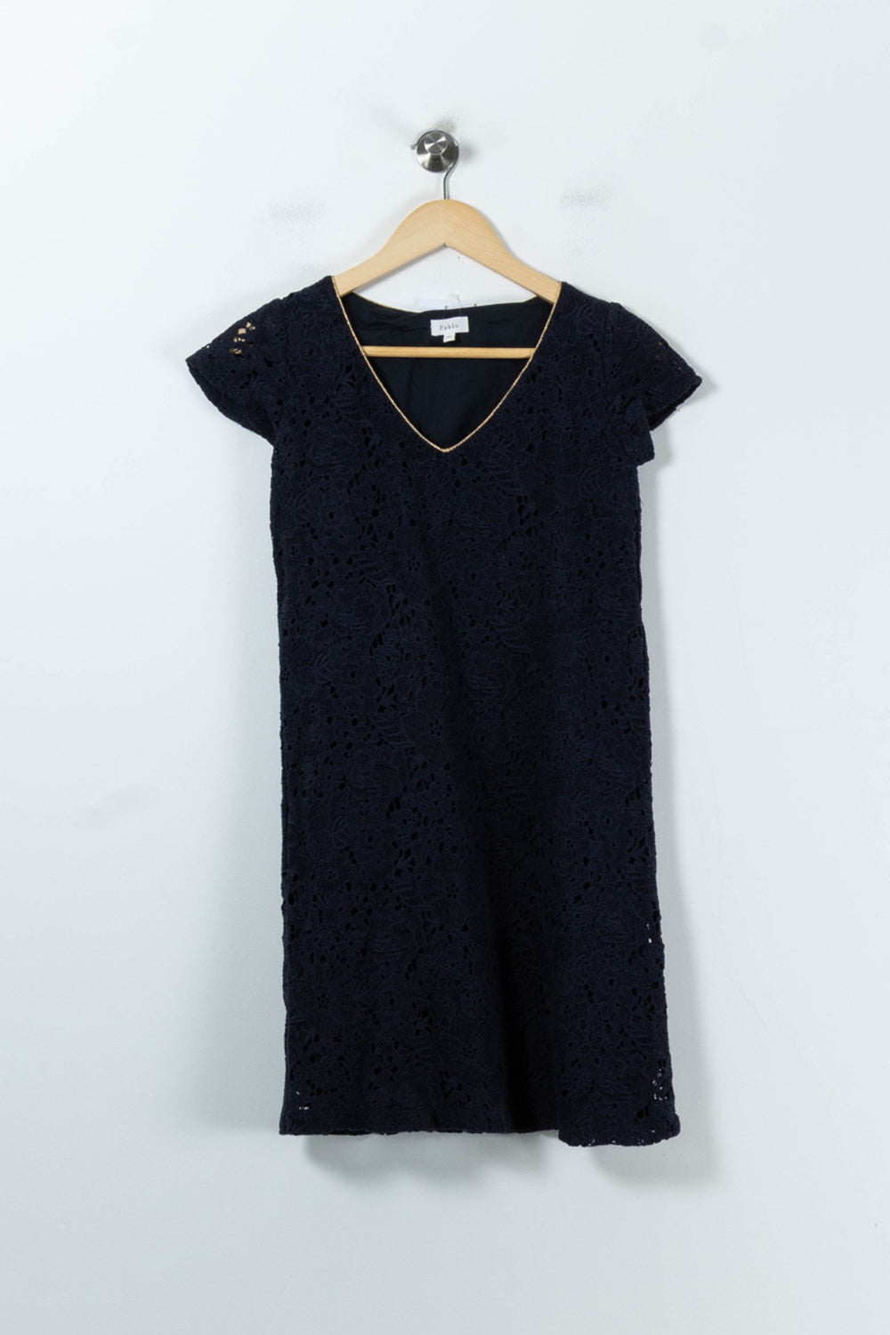 Robe Dentelle Bleue - Taille XS/34 de la marque Pablo | PARAD92251 - Vendu par Paradigme - Image 2