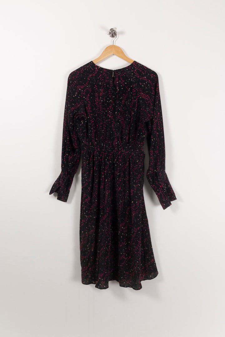 Robe Midi Noire et Rouge - Taille M/38 de la marque Gerard Darel | PARAD92266 - Vendu par Paradigme - Image 4