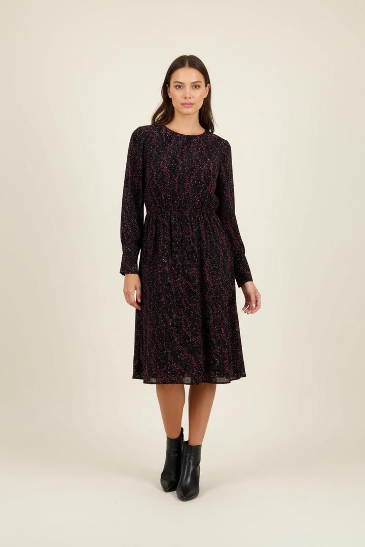 Robe Midi Noire et Rouge - Taille M/38 de la marque Gerard Darel | PARAD92266 - Vendu par Paradigme - Image 1