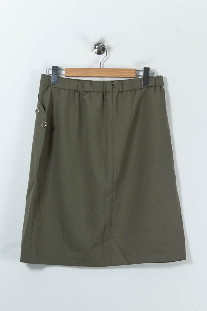 Jupe Droite Verte - Taille XL/42 de la marque Admise Paris | PARAD92268 - Vendu par Paradigme - Image 4