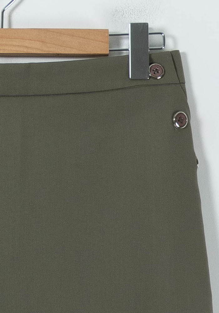 Jupe Droite Verte - Taille XL/42 de la marque Admise Paris | PARAD92268 - Vendu par Paradigme - Image 3