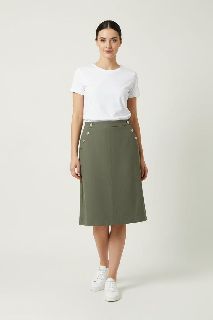 Jupe Droite Verte - Taille XL/42