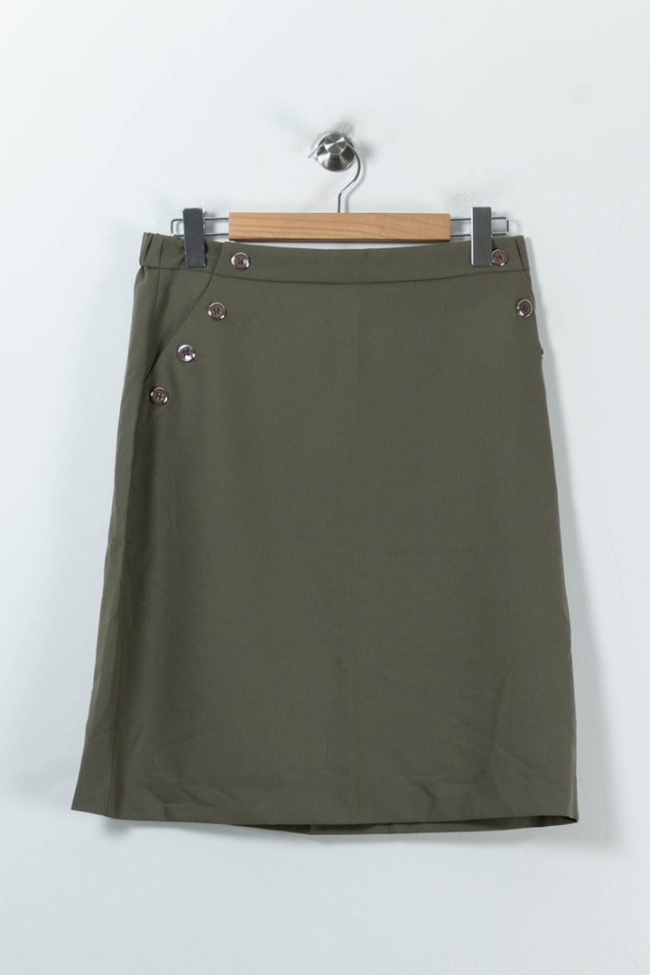 Jupe Droite Verte - Taille XL/42 de la marque Admise Paris | PARAD92268 - Vendu par Paradigme - Image 2