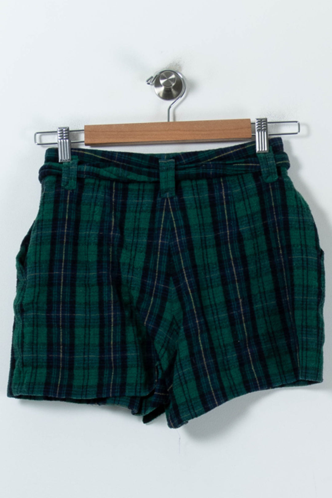 Short à Carreaux Bleu et Vert - Taille S/36 de la marque Sézane | PARAD92271 - Vendu par Paradigme - Image 4