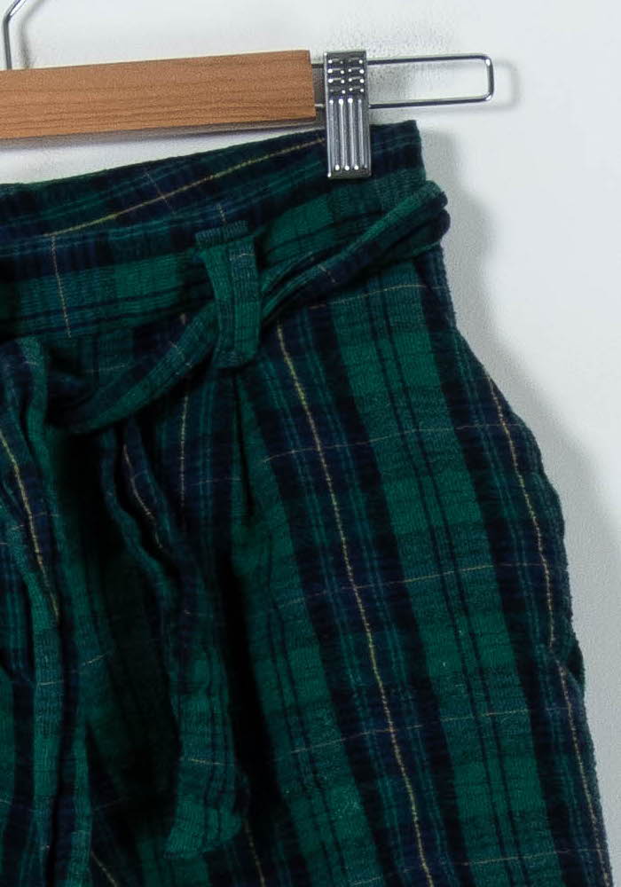 Short à Carreaux Bleu et Vert - Taille S/36 de la marque Sézane | PARAD92271 - Vendu par Paradigme - Image 3
