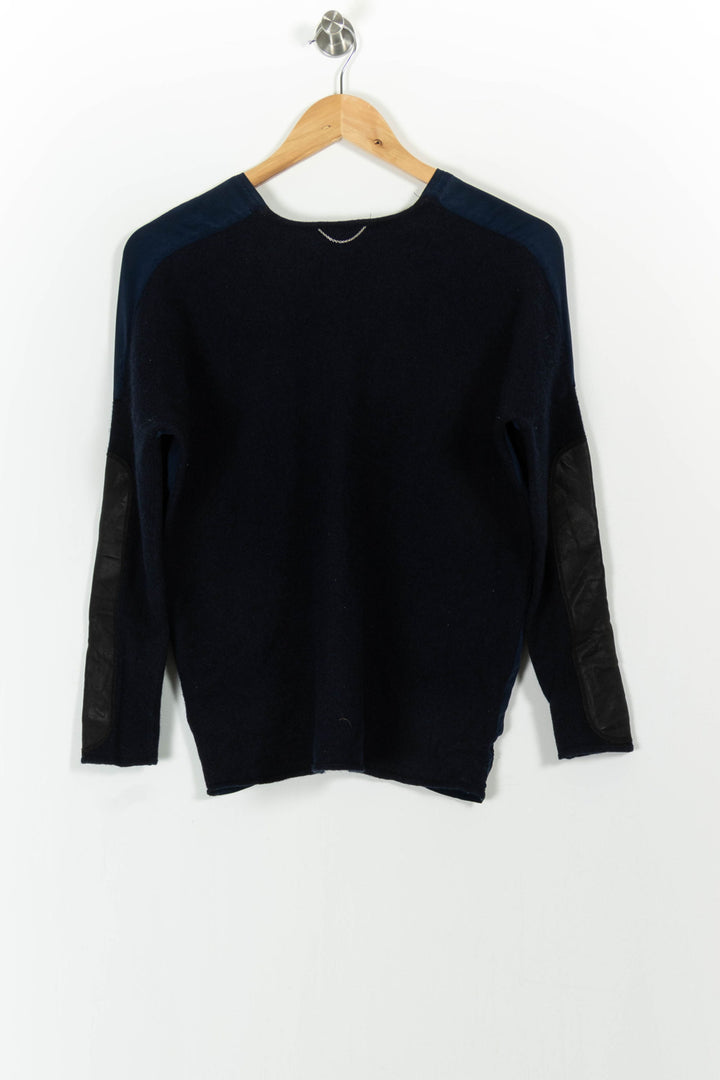 Pull Bleu et Noir - Taille M/38 de la marque The Kooples | PARAD92273 - Vendu par Paradigme - Image 4