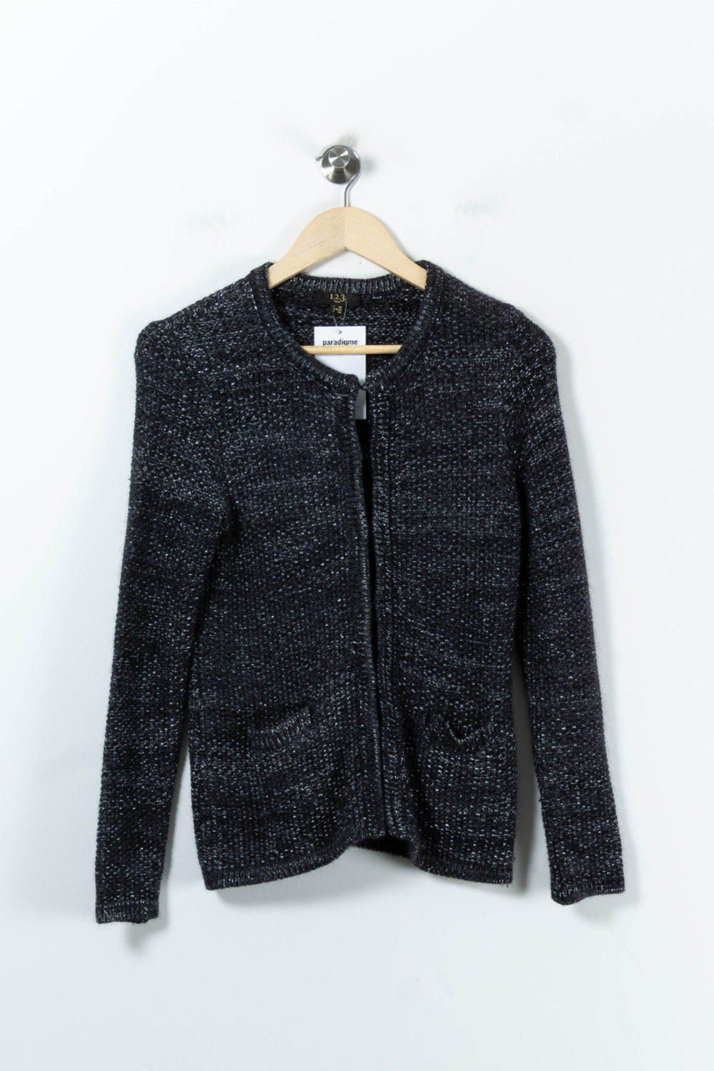 Cardigan Gris - Taille M/38 de la marque Maison 123 | PARAD92274 - Vendu par Paradigme - Image 2