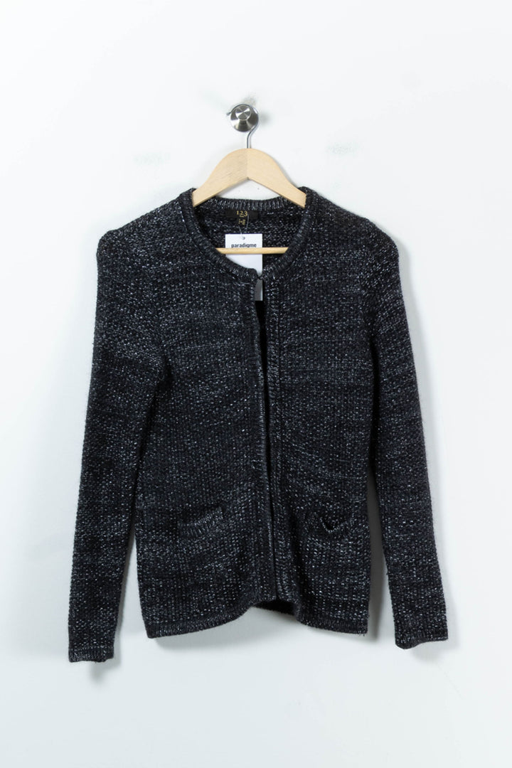 Cardigan Gris - Taille M/38 de la marque Maison 123 | PARAD92274 - Vendu par Paradigme - Image 2