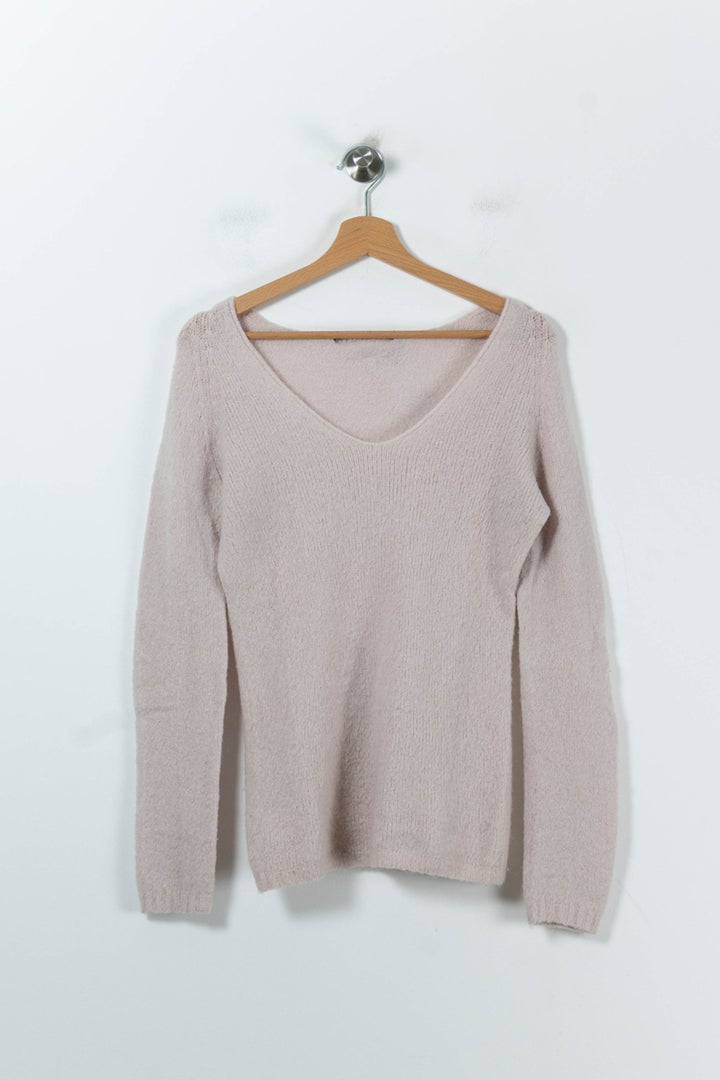 Pull Rose - Taille S/36 de la marque La Fée Maraboutée | PARAD92276 - Vendu par Paradigme - Image 2