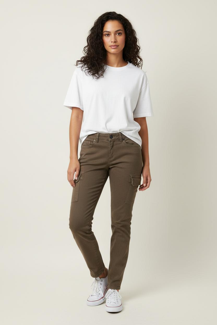 Pantalon Cargo Vert - Taille S/36 de la marque IKKS | PARAD92279 - Vendu par Paradigme - Image 1