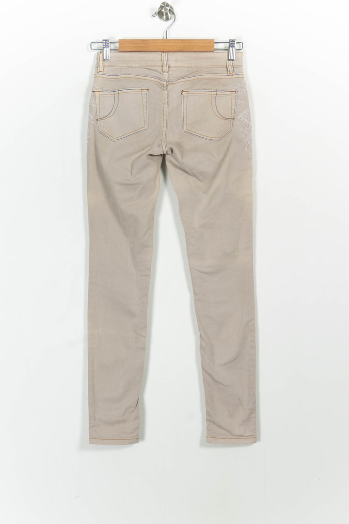 Jean Beige - Taille XS/34 de la marque Maje | PARAD92287 - Vendu par Paradigme - Image 4