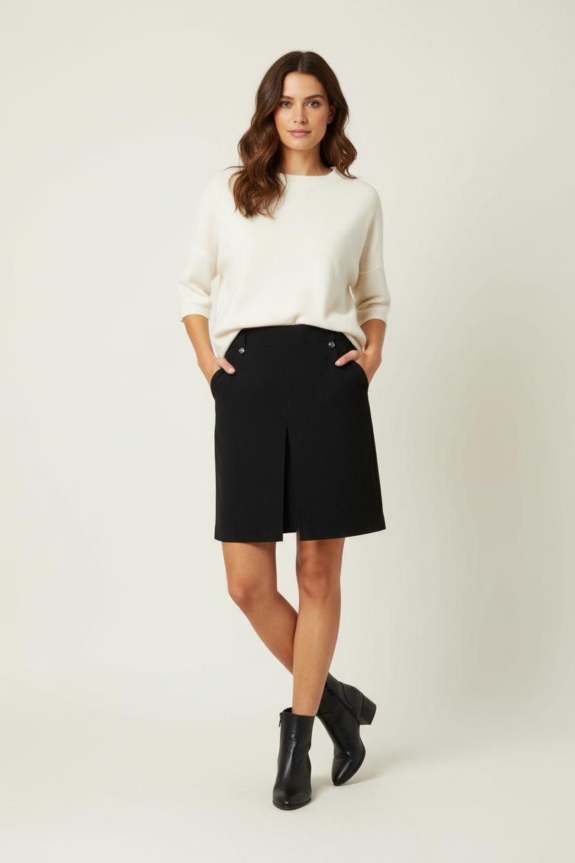 Jupe Courte Noire - Taille L/40 de la marque Gerard Darel | PARAD92291 - Vendu par Paradigme - Image 1