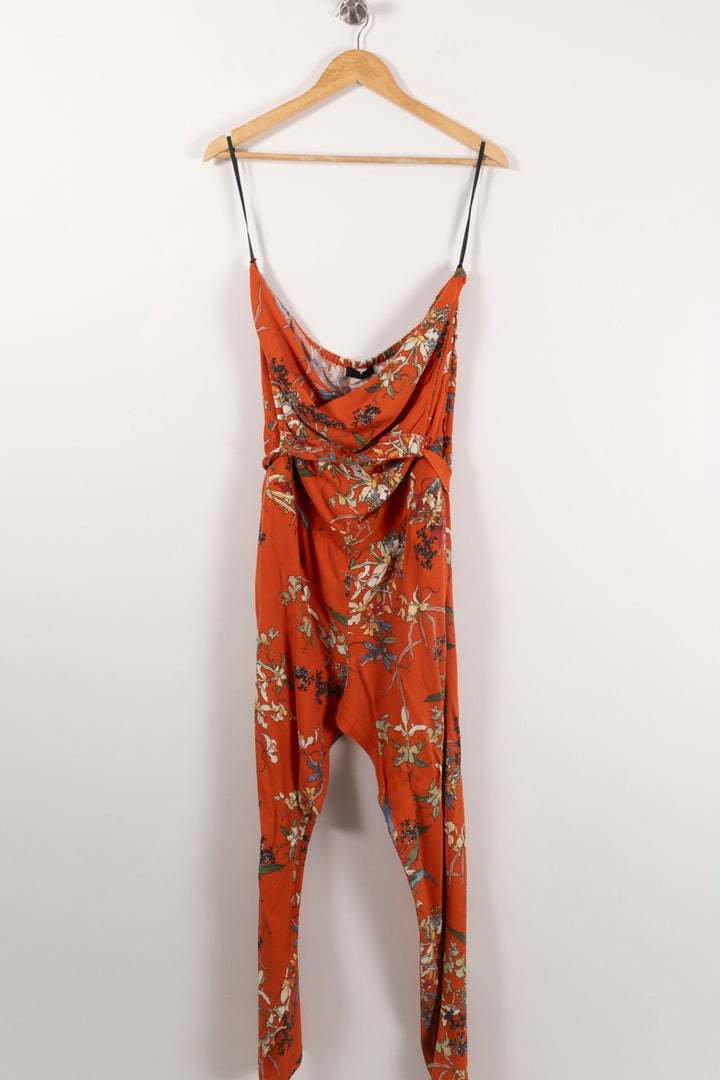 Combinaison Fleurie Orange - Taille XXL/44 de la marque IKKS | PARAD92294 - Vendu par Paradigme - Image 2