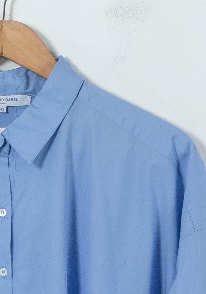 Chemise Oversize Bleue - Taille XL/42 de la marque Gerard Darel | PARAD92295 - Vendu par Paradigme - Image 3