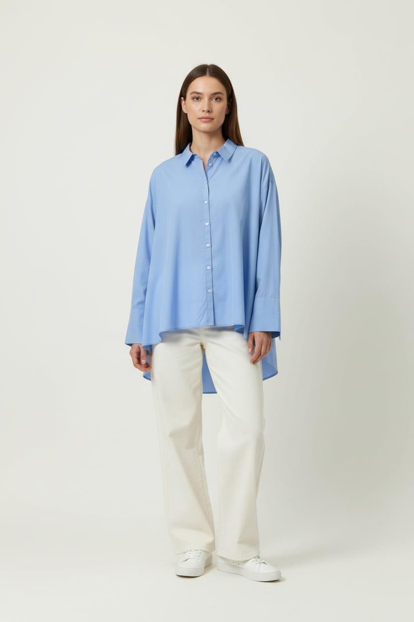 Chemise Oversize Bleue - Taille XL/42 de la marque Gerard Darel | PARAD92295 - Vendu par Paradigme - Image 1