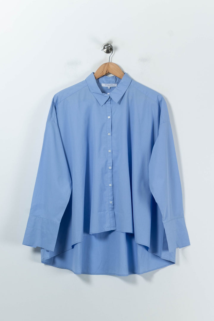Chemise Oversize Bleue - Taille XL/42 de la marque Gerard Darel | PARAD92295 - Vendu par Paradigme - Image 2