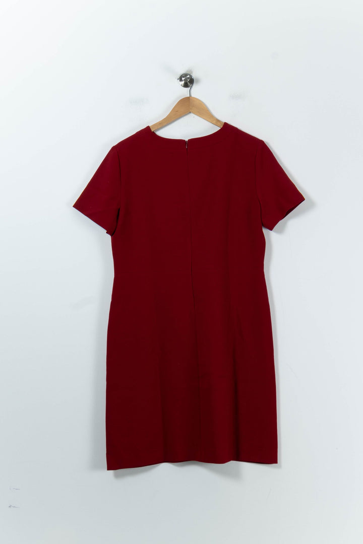 Robe Courte Bordeaux - Taille XL/42 de la marque Gerard Darel | PARAD92300 - Vendu par Paradigme - Image 4