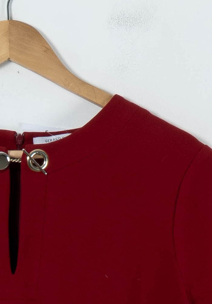 Robe Courte Bordeaux - Taille XL/42 de la marque Gerard Darel | PARAD92300 - Vendu par Paradigme - Image 3
