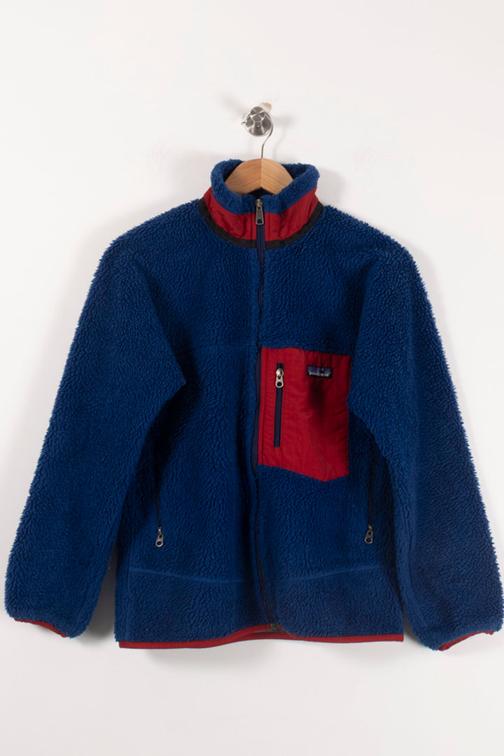 Veste Polaire Bleue et Rouge - Taille S/36 de la marque Patagonia | PARAD92301 - Vendu par Paradigme - Image 2