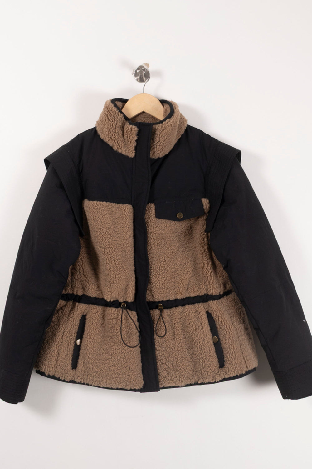 Veste Noire et Beige - Taille S/36 de la marque Bérénice | PARAD92303 - Vendu par Paradigme - Image 2