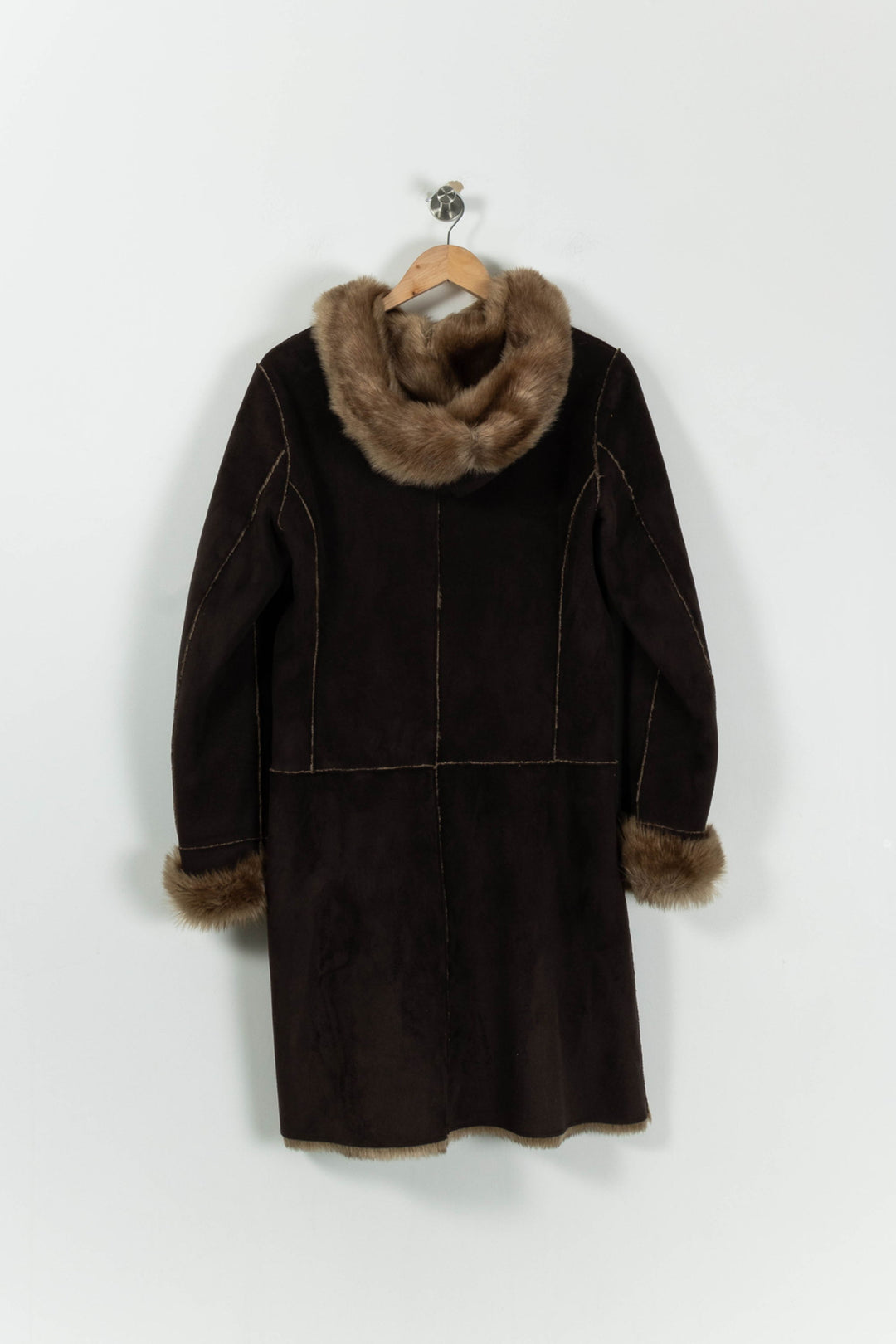 Manteau Marron - Taille M/38 de la marque Caroll | PARAD92304 - Vendu par Paradigme - Image 4