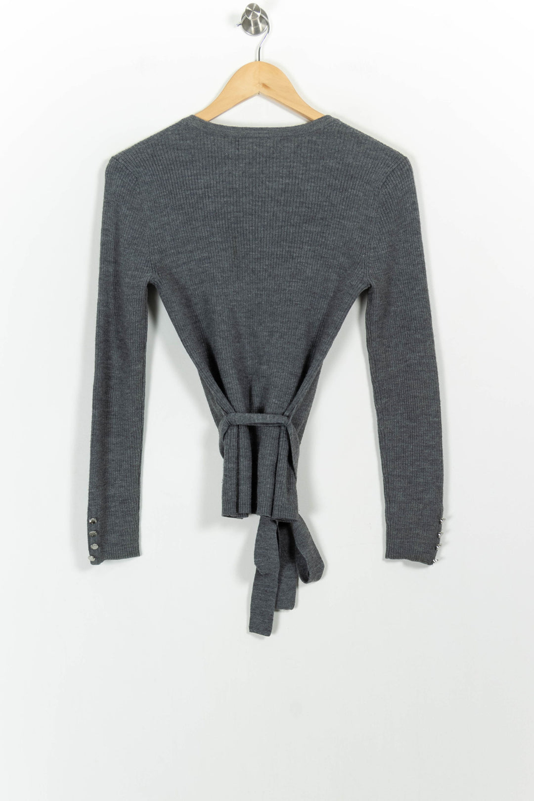 Cardigan Gris - Taille M/38 de la marque Caroll | PARAD92305 - Vendu par Paradigme - Image 4