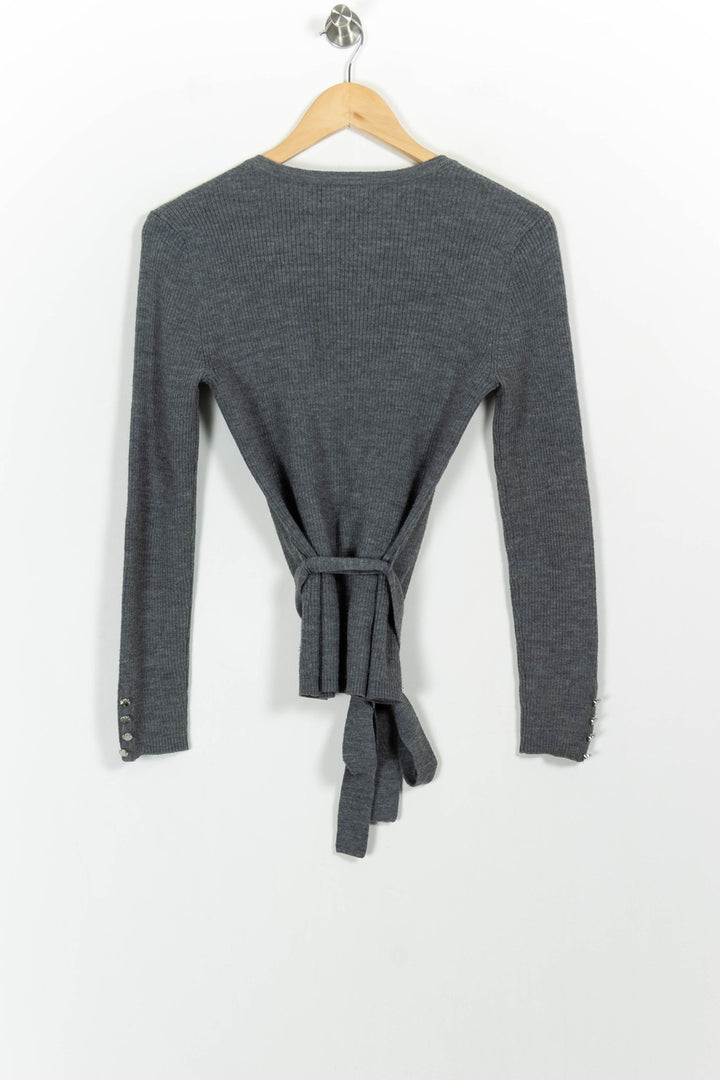 Cardigan Gris - Taille M/38 de la marque Caroll | PARAD92305 - Vendu par Paradigme - Image 4