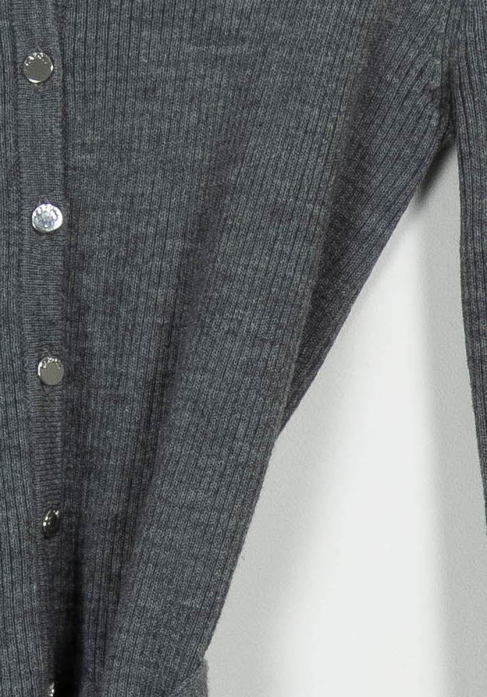 Cardigan Gris - Taille M/38 de la marque Caroll | PARAD92305 - Vendu par Paradigme - Image 3