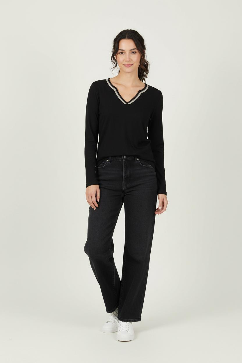 Pull Noir - Taille M/38 de la marque Maison 123 | PARAD92315 - Vendu par Paradigme - Image 1