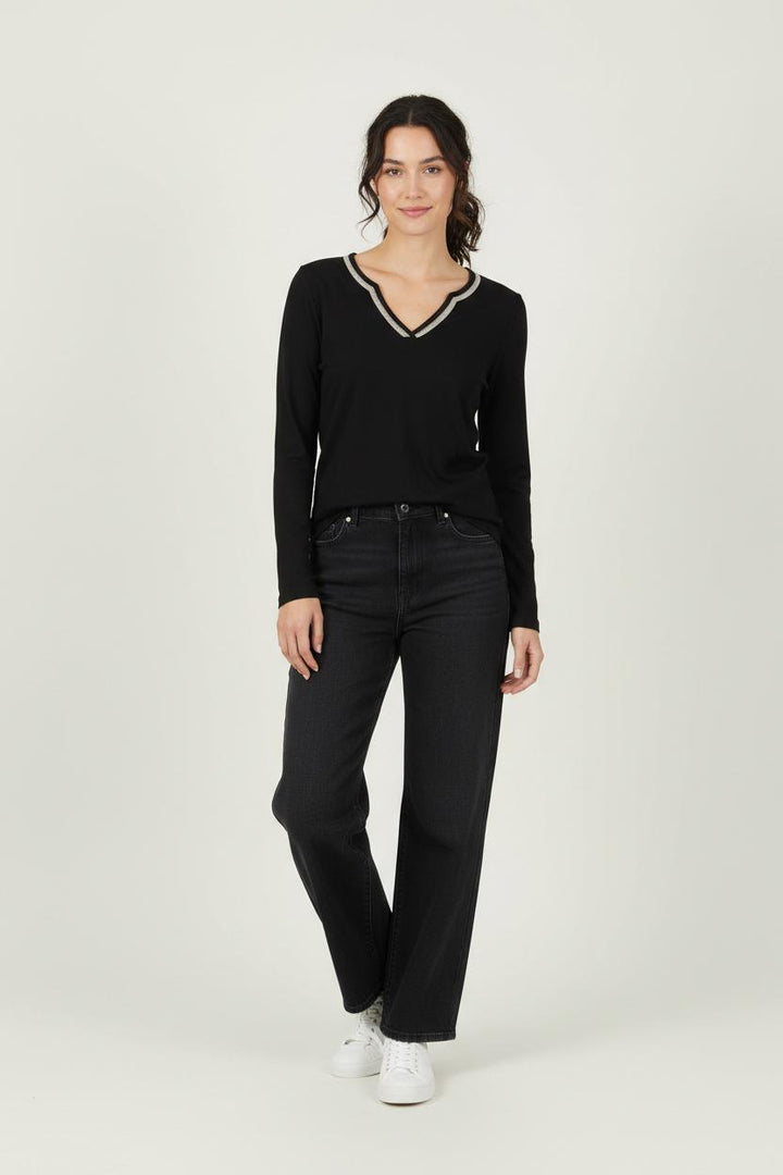 Pull Noir - Taille M/38 de la marque Maison 123 | PARAD92315 - Vendu par Paradigme - Image 1