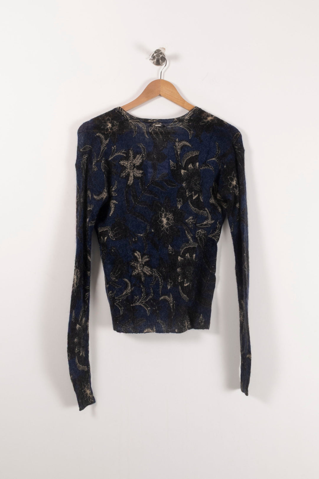 Pull Bleu et Noir - Taille S/36 de la marque IKKS | PARAD92318 - Vendu par Paradigme - Image 4