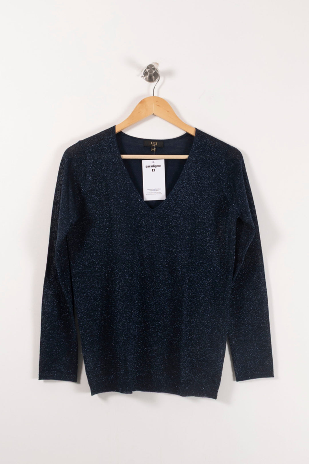 Pull Bleu - Taille S/36 de la marque Maison 123 | PARAD92319 - Vendu par Paradigme - Image 2