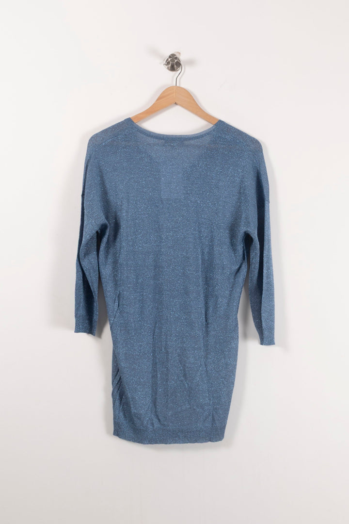 Pull Bleu - Taille S/36 de la marque Maison 123 | PARAD92320 - Vendu par Paradigme - Image 4
