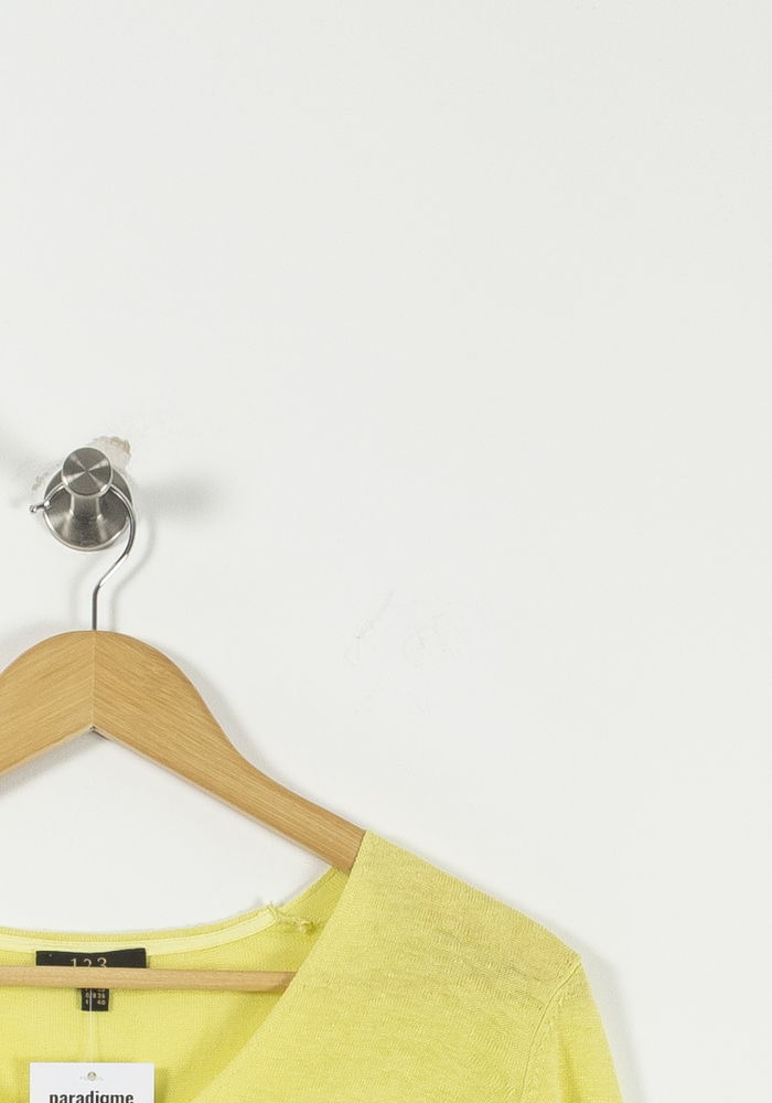 Pull Jaune - Taille M/38 de la marque Maison 123 | PARAD92321 - Vendu par Paradigme - Image 3