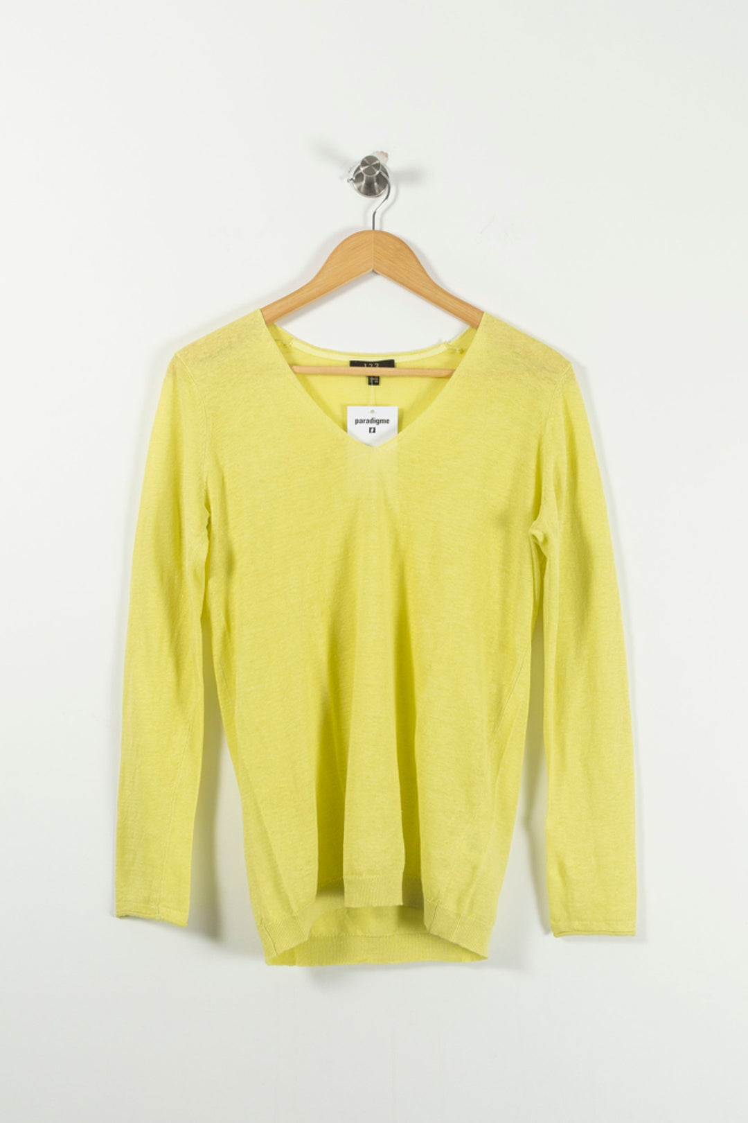 Pull Jaune - Taille M/38 de la marque Maison 123 | PARAD92321 - Vendu par Paradigme - Image 2