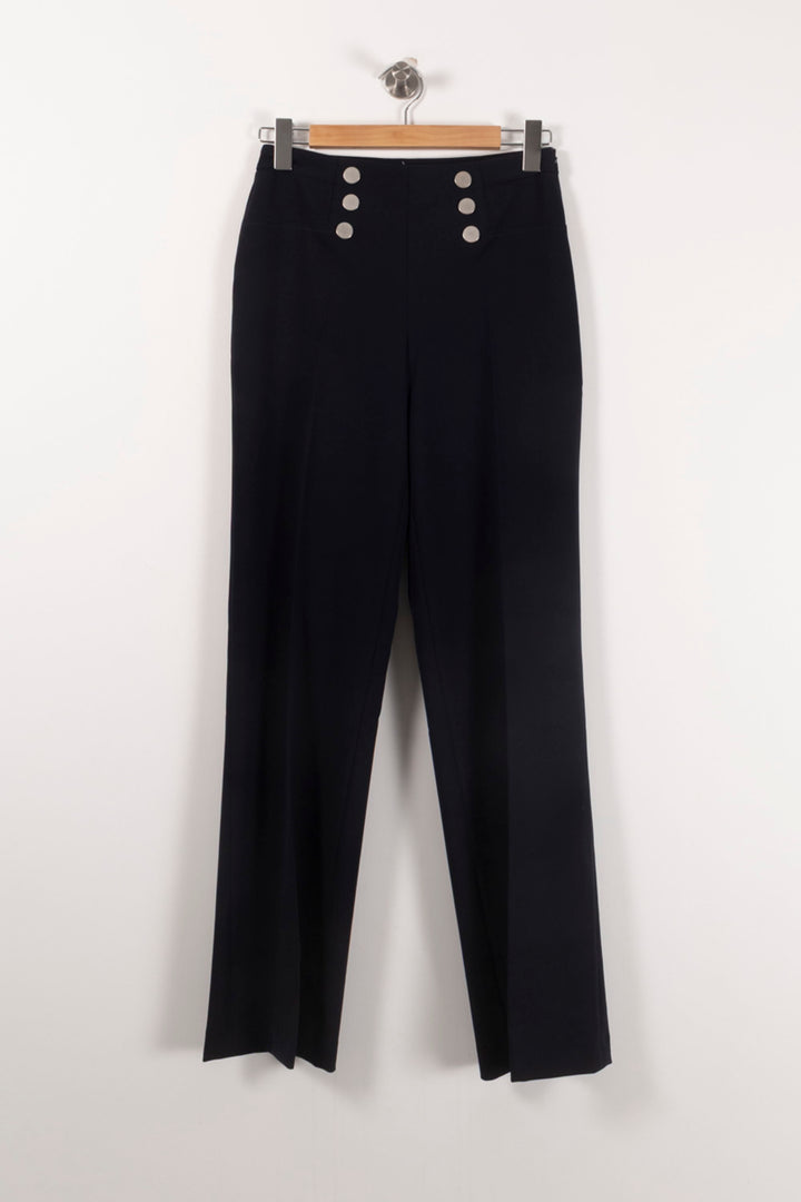 Pantalon Large Bleu - Taille S/36 de la marque Maison 123 | PARAD92335 - Vendu par Paradigme - Image 2