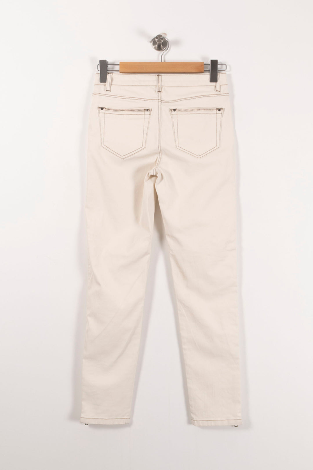 Jean Blanc - Taille S/36 de la marque Maison 123 | PARAD92337 - Vendu par Paradigme - Image 4