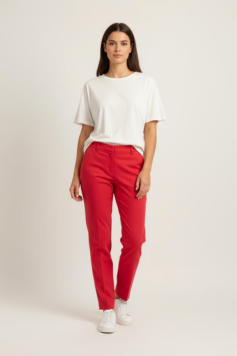 Pantalon Rouge - Taille L/40 de la marque IKKS | PARAD92339 - Vendu par Paradigme - Image 1