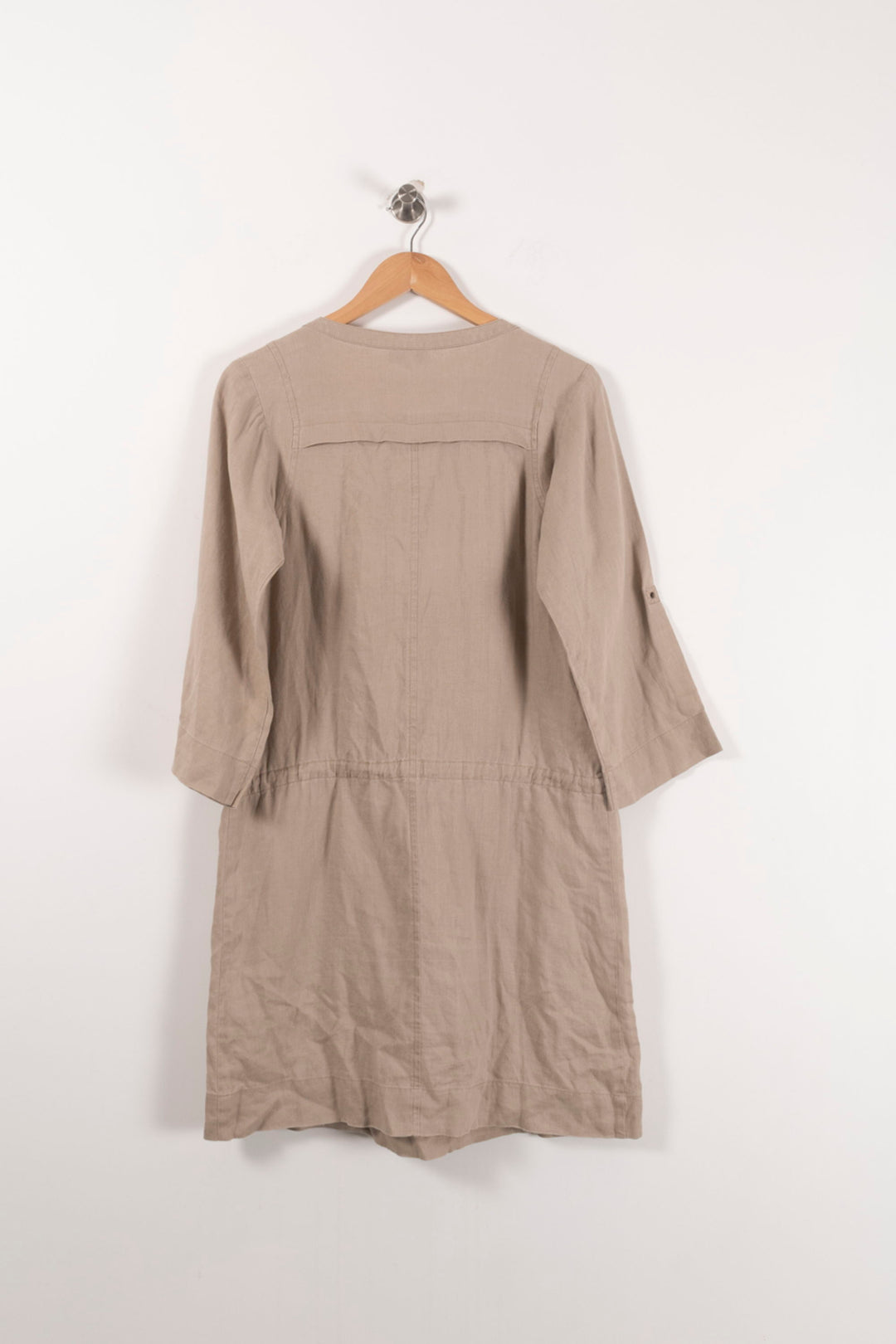 Robe Chemise Beige - Taille M/38 de la marque Gerard Darel | PARAD92343 - Vendu par Paradigme - Image 4