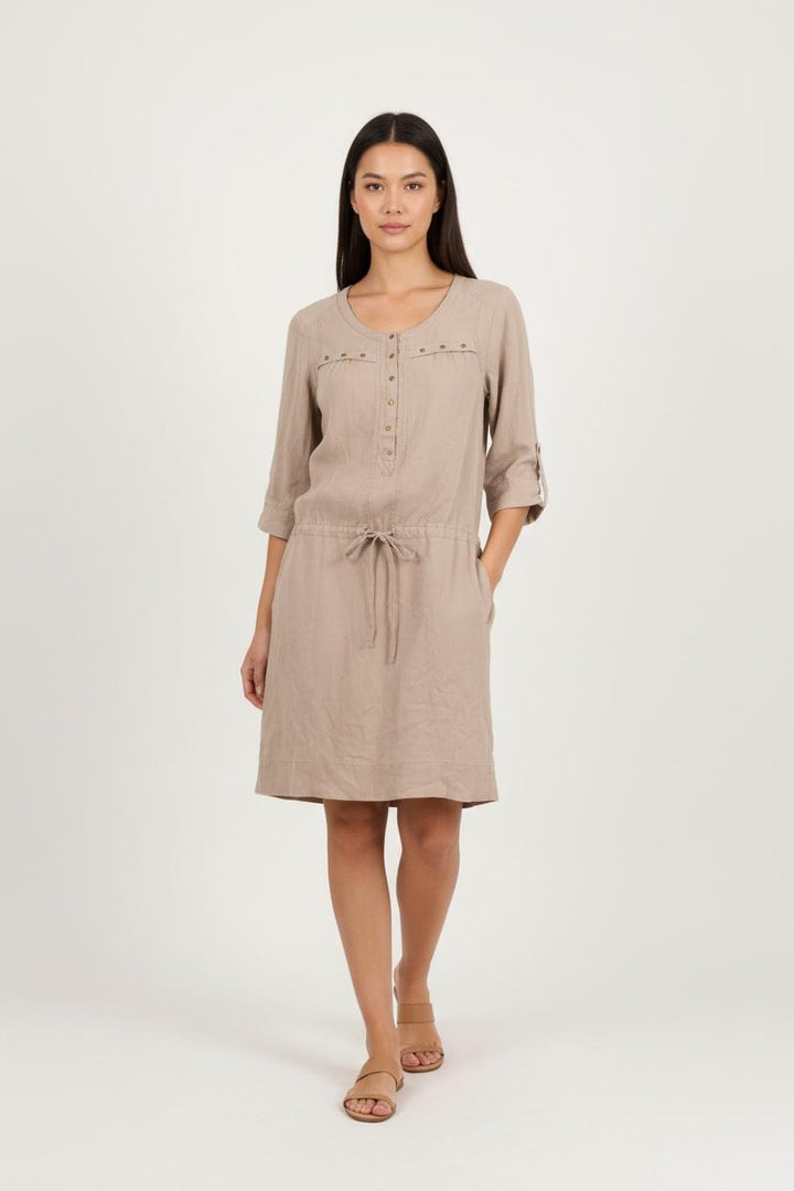 Robe Chemise Beige - Taille M/38 de la marque Gerard Darel | PARAD92343 - Vendu par Paradigme - Image 1