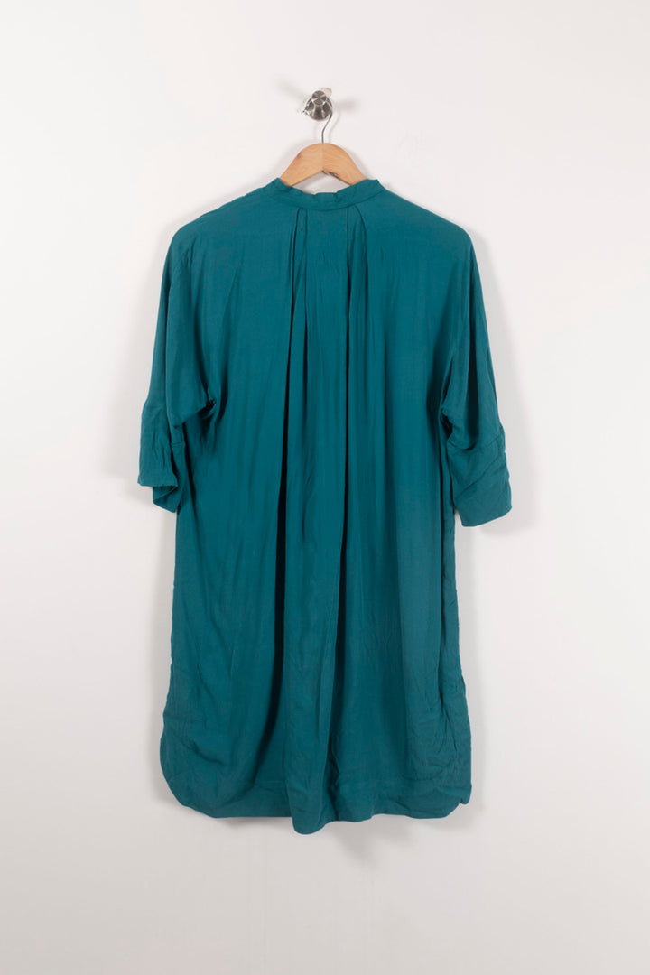 Robe Midi Verte - Taille M/38 de la marque Comptoir des Cotonniers | PARAD92347 - Vendu par Paradigme - Image 4