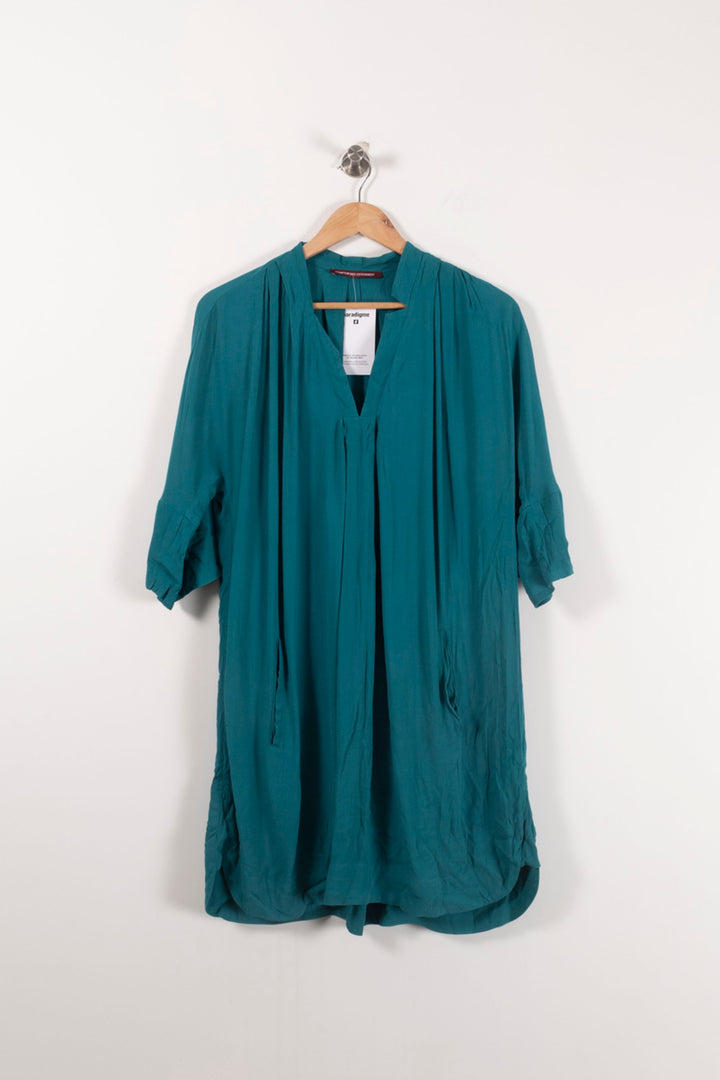 Robe Midi Verte - Taille M/38 de la marque Comptoir des Cotonniers | PARAD92347 - Vendu par Paradigme - Image 2