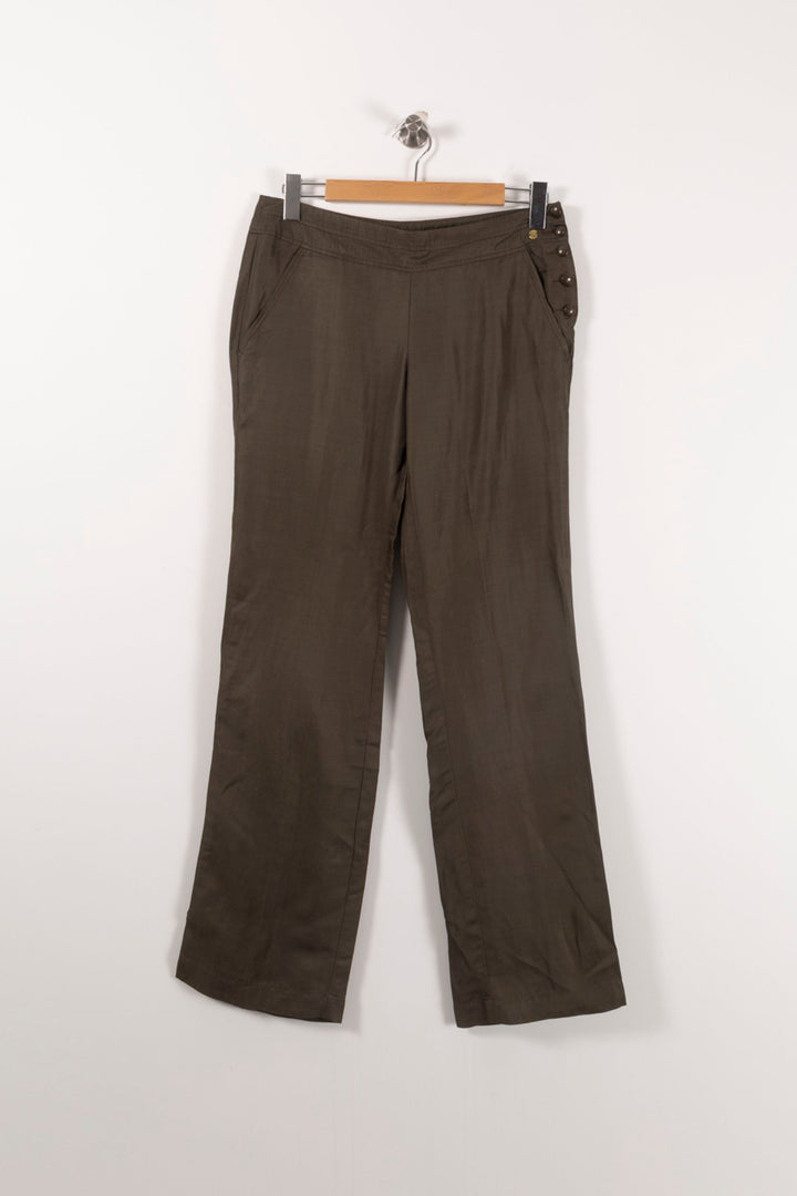 Pantalon Vert - Taille L/40 de la marque IKKS | PARAD92348 - Vendu par Paradigme - Image 2