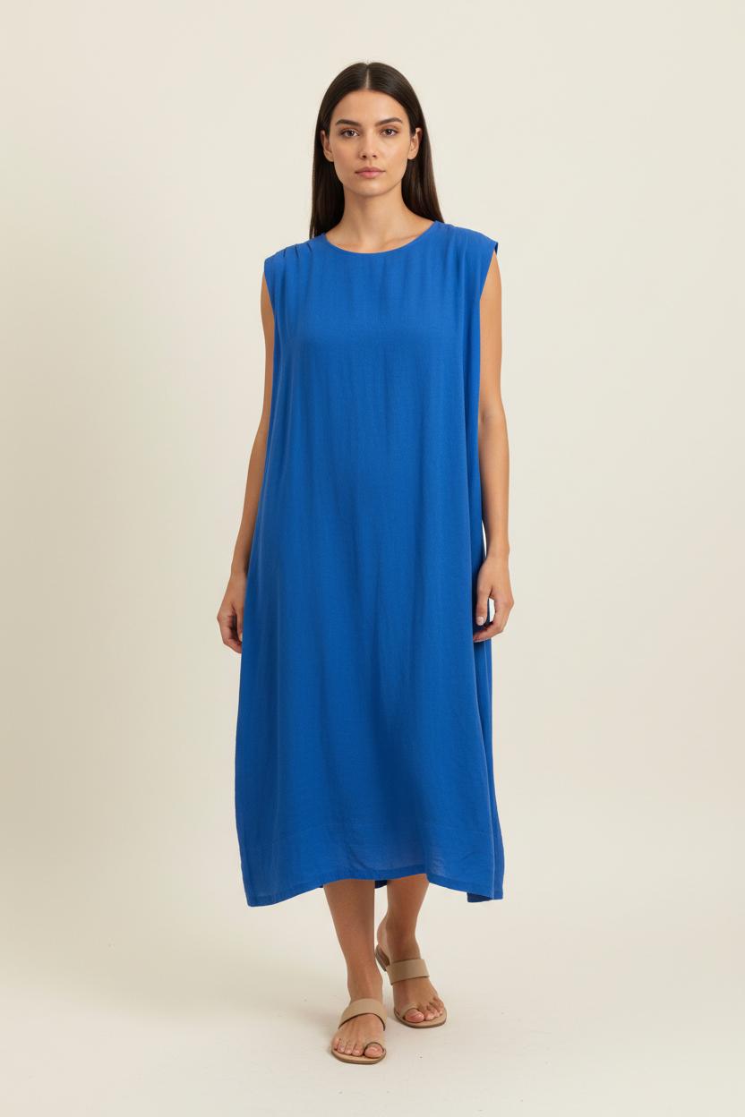 Robe Droite Bleue - Taille XS/34 de la marque Comptoir des Cotonniers | PARAD92350 - Vendu par Paradigme - Image 1